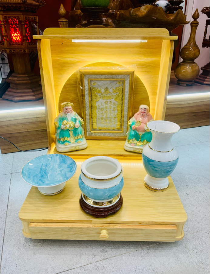 Hiệu ứng 3D phong thủy sống động bài vị thần tài 2